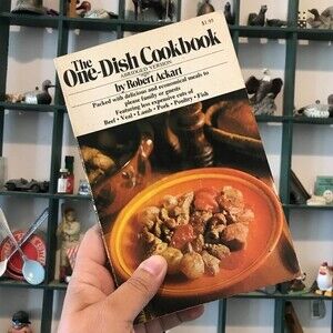 The One-Dish Cookbook by Robert Ackart Vintage 1975 Cookbook